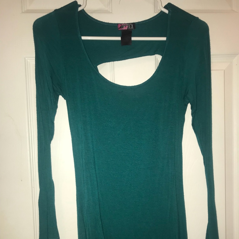 Teal shirt